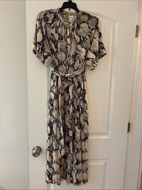 black layered maxi dress Classically Cool Tiered Maxi Dress in Black main image 1